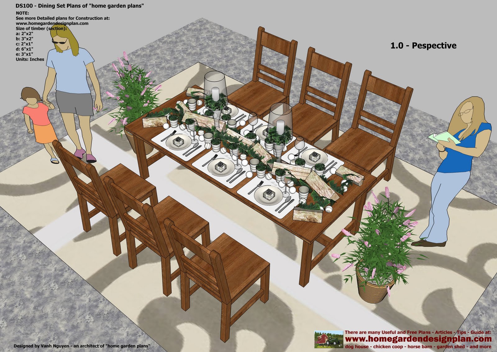 blueprints for patio furniture